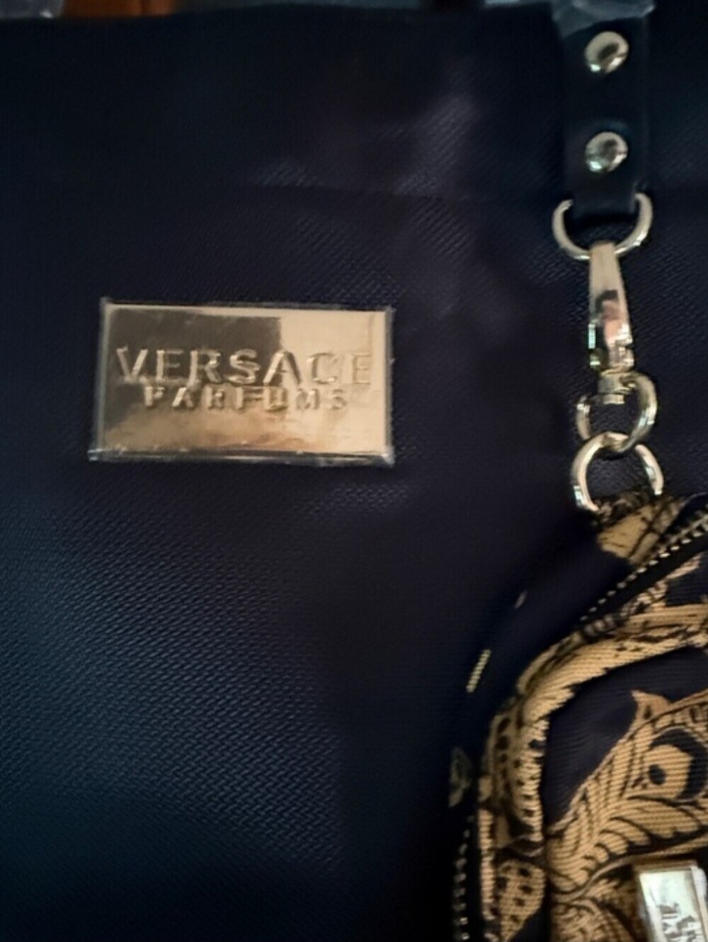 Versace Parfums Weekender Tote w/Coin Pouch - Picture 7 of 7